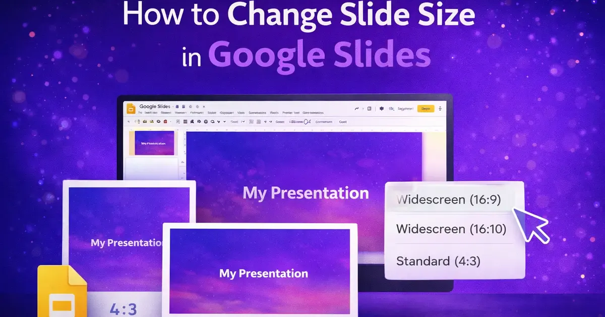 How to Change Slide Size in Google Slides (All Devices & Sizes)