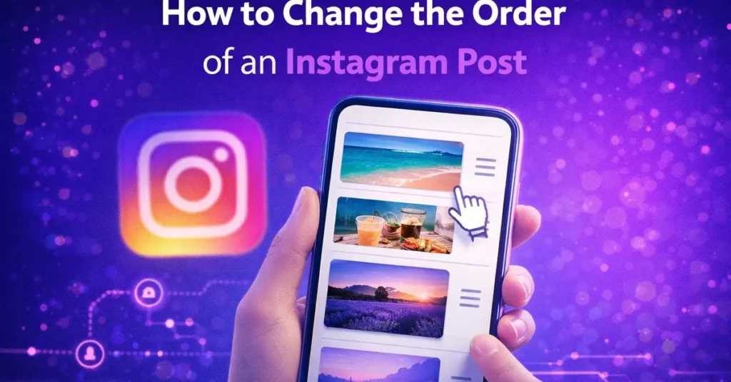 How to Change the Order of an Instagram Post