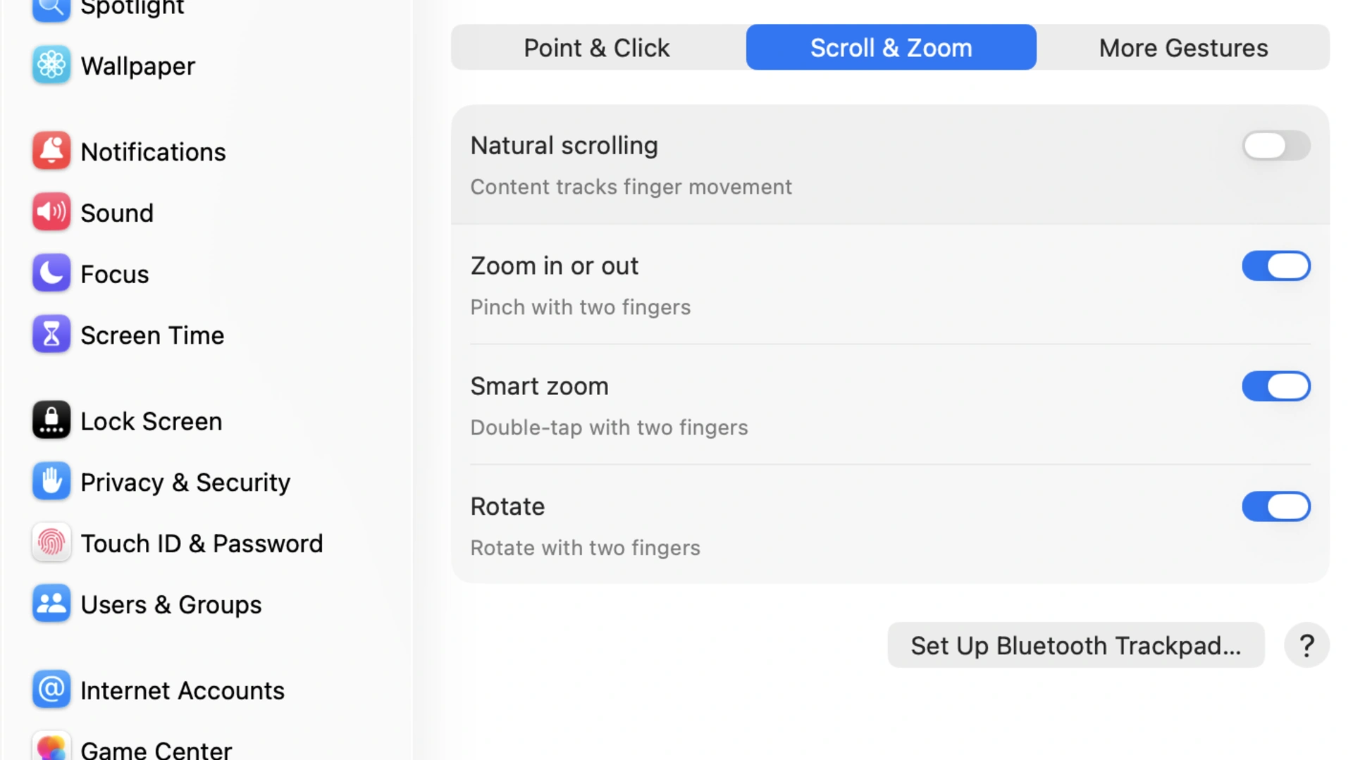 How to Change Scroll Direction on Mac Trackpad