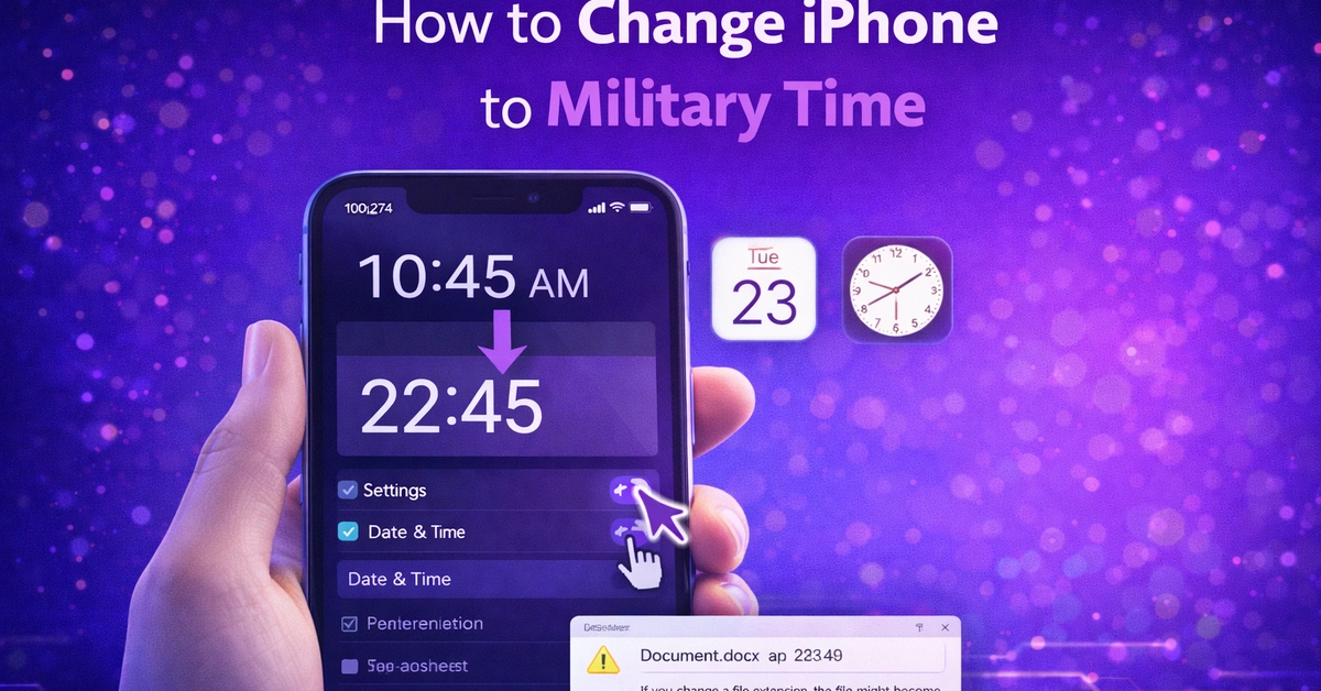How to Change iPhone to Military Time – Complete Guide