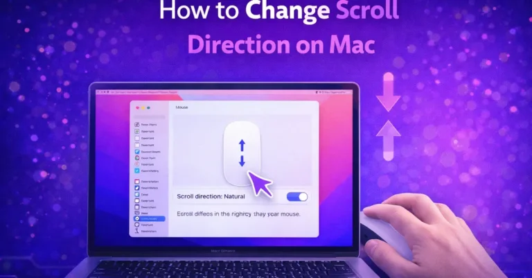 How to Change Scroll Direction on Mac (Trackpad & Mouse)